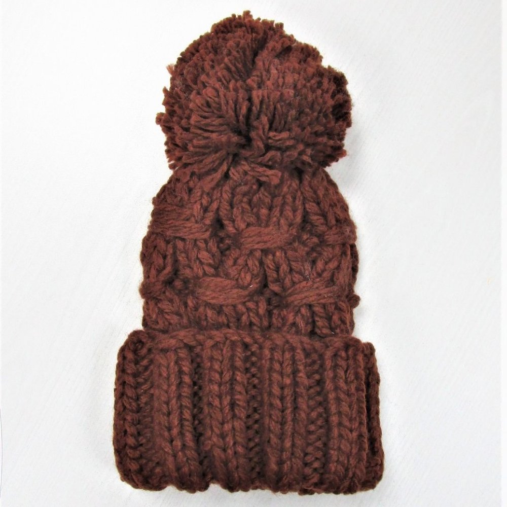 🥰WB Cable Sweater Knit Beanie with Pompom